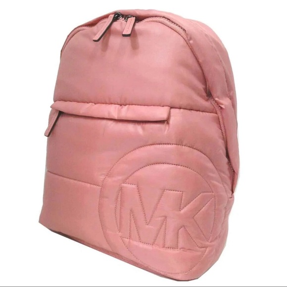NWT Michael Kors Rae Medium Quilted Nylon Peach Backpack 35F1U5RB2C
Dust Bag - Picture 2 of 12